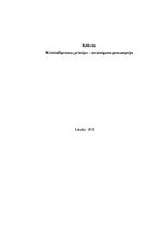 Referāts 'Kriminālprcesa princips - nevainīguma prezumpcija', 1.