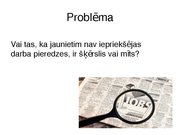 Paraugs 'Darba iespējas jauniešiem ar vai bez iepriekšējas darba pieredzes', 16.