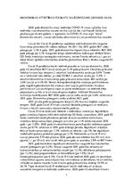 Konspekts 'Latvijas ekonomikas attīstības pārskatu salīdzinājums par 2019./2020.gadu', 1.