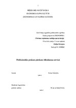 Prakses atskaite 'Profesionālās prakses pārskats ēdināšanas servisā', 1.