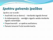 Paraugs 'Signāla spektrs, spektra analīze', 24.