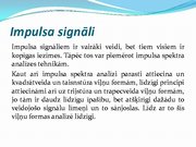 Paraugs 'Signāla spektrs, spektra analīze', 26.