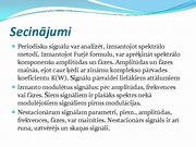 Paraugs 'Signāla spektrs, spektra analīze', 32.