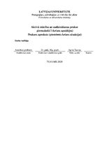 Prakses atskaite 'Aktīvā mācību un audzināšanas prakse pirmsskolā', 1.