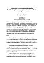 Referāts 'Skolēnu mācību kavējumu ietekme uz mācību sasniegumiem un finansējumu Latvijas v', 1.