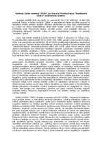 Eseja 'Andreja Upīša romāna "Zelts" un Gunara Priedes lugas "Saniknotā slieka" salīdzin', 1.