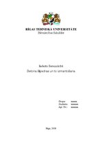 Referāts 'Betona šķiedras un to izmantošana', 1.