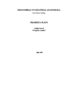 Referāts 'Projekta plāns', 1.