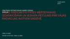 Referāts 'Vājas radioaktivitātes mērtehnikas izgatavošana un ieskata pētījums par vājas ra', 27.