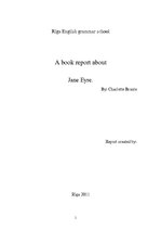 Konspekts 'Jane Eyre by Charlotte Bronte', 1.