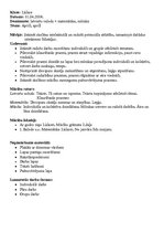 Konspekts 'Integrēta nodarbība 2.klasei latviešu valodā', 1.