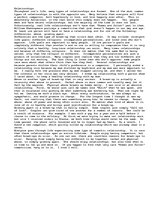 Eseja 'Relationships', 1.