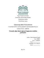 Konspekts 'Tērauda sijas izkārtojuma fragmenta statiska pārbaude', 1.