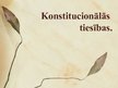 Prezentācija 'Pilsonības institūts konstitucionālajās tiesībās', 1.