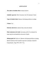 Diplomdarbs 'Uzņēmējdarbības attīstības problēmas tirdzniecībā', 5.