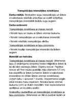 Konspekts 'Transpirācijas intensitātes noteikšana', 1.