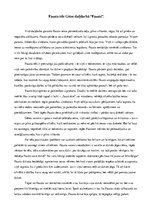 Eseja 'Fausta tēls Gētes daiļdarbā "Fausts"', 1.