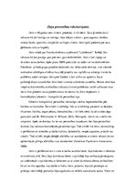 Eseja 'Patopsiholoģija organizācijā - personības raksturojumi', 1.