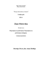 Konspekts 'Tirgus nepilnības un valsts loma ekonomikā. Jaunā ekonomika', 1.