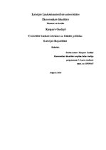Referāts 'Centrālās bankas ietekme uz fiskālo politiku Latvijas Republikā', 1.