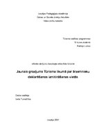 Referāts 'Jaunais grozījums Tūrisma likumā par ārzemnieku deklarēšanos izmitināšanas vietā', 1.