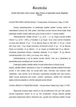 Konspekts 'Recenzija par Latvijas vēstures muzejiem', 1.