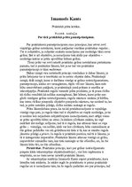 Referāts 'Imanuela Kanta "Praktiskā prāta kritika"', 1.