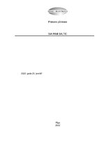 Prakses atskaite 'SIA "Rimi Baltic" prakses pārskats', 1.