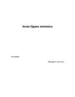 Referāts 'Senās Ēģiptes arhitektūra', 1.