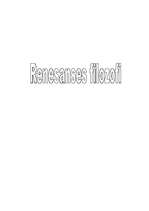 Referāts 'Renesanses filosofija', 1.