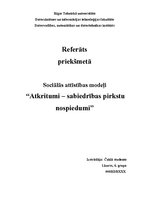 Referāts 'Atkritumi - sabiedrības pirkstu nospiedumi', 1.