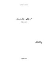 Referāts 'Alberta Bela romāns "Būris"', 1.