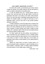 Eseja 'Izglītība - nepieciešamība vai prestižs', 1.