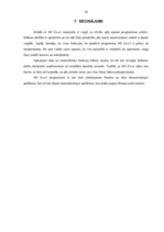 Referāts 'Matemātisko funkciju pielietošana ekonomikas uzdevumos', 24.