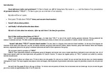 Konspekts 'Presentation of Garment Industry “NILO“', 1.