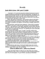 Eseja 'Piecu dokumentālo filmu recenzijas', 1.