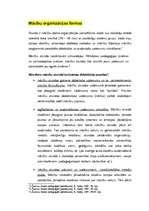 Konspekts 'Mācību organizācijas formas', 1.