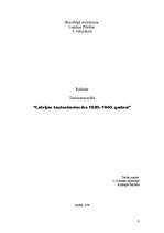 Referāts 'Latvijas tautsaimniecība no 1920.-1940.gadam', 1.