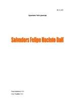 Referāts 'Salvadors Dalī', 1.