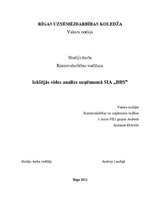 Referāts 'Iekšējās vides analīze uzņēmumā SIA "BBS"', 1.