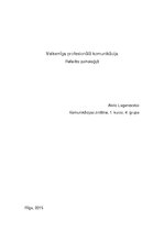 Referāts 'Veiksmīga profesionālā komunikācija', 1.