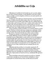 Eseja 'Atbildība uz ceļa', 1.