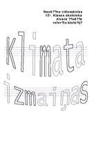 Referāts 'Klimata izmaiņas', 1.