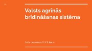 Prezentācija 'Agrīnās brīdināšanas sistēma Latvijā', 1.