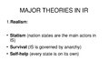 Prezentācija 'Alexander Wendt: Anarchy Is what States Make of It: The Social Construction of P', 2.