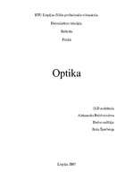 Referāts 'Optika', 1.