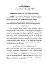 Konspekts 'Amatu savienošanas ierobežojumu izpildes kārtības neievērošana. Administratīvo t', 2.