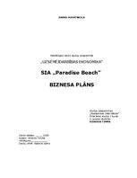 Biznesa plāns 'SIA "Paradise Beach"', 1.