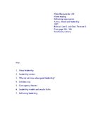 Konspekts 'Home Reading. Reframing Organizations. Artistry, Choice and Leadership', 1.