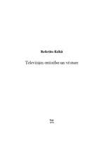 Referāts 'Televīzijas attīstība un vēsture', 1.